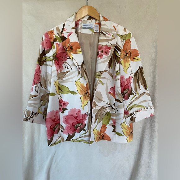Alfred Dunner Jackets & Blazers - Women’s Alfred Dunner Petite 3/4 Sleeve Blazer